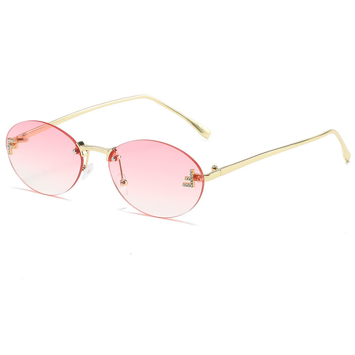 Elegante vintage-inspirierte ovale Sonnenbrillen