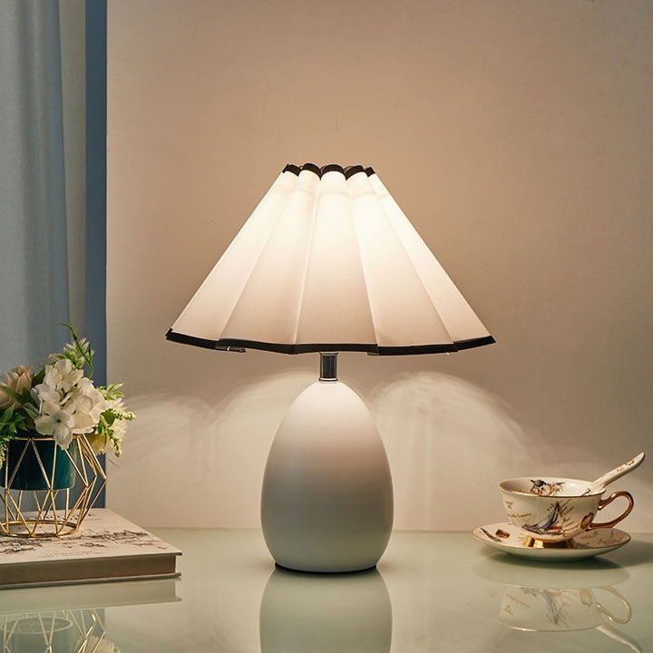 Verstellbare Stoffschirm Tischlampe