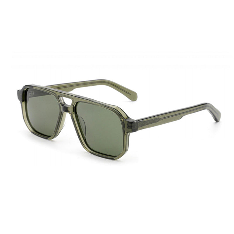 Damen Sonnenbrille im modernen, geometrischen Design mit robustem Rahmen und UV-Schutz Karnz