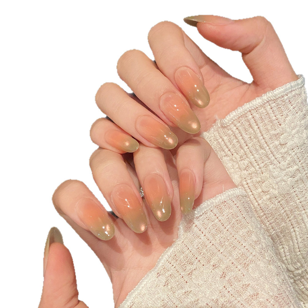 Künstlerisches Ombre Press-On Nagelset