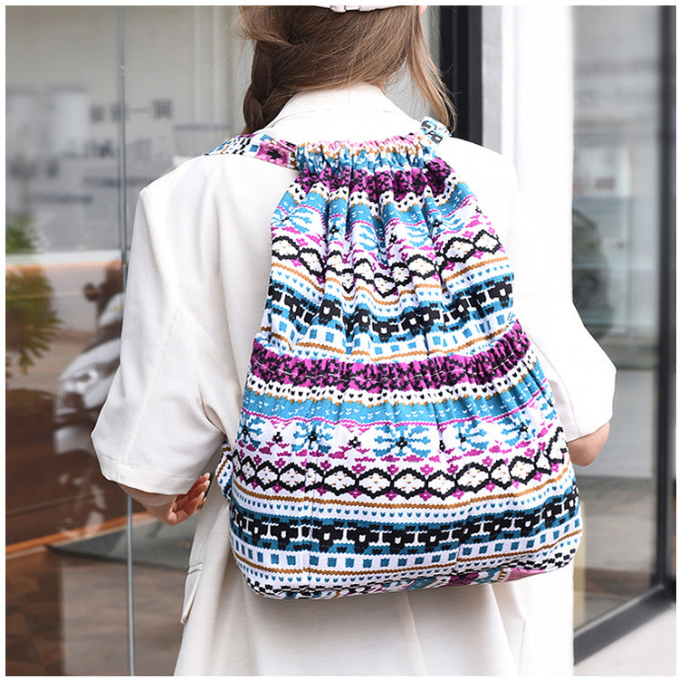 Schnürrzug Elefanten Druck Rucksack Karnz