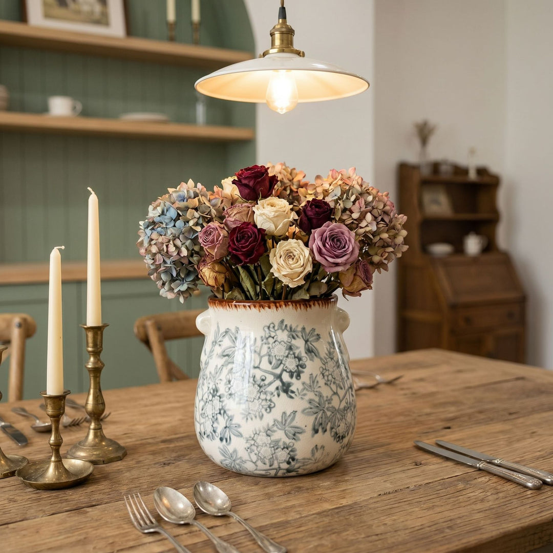 Handgefertigter Keramik Blumentopf Karnz