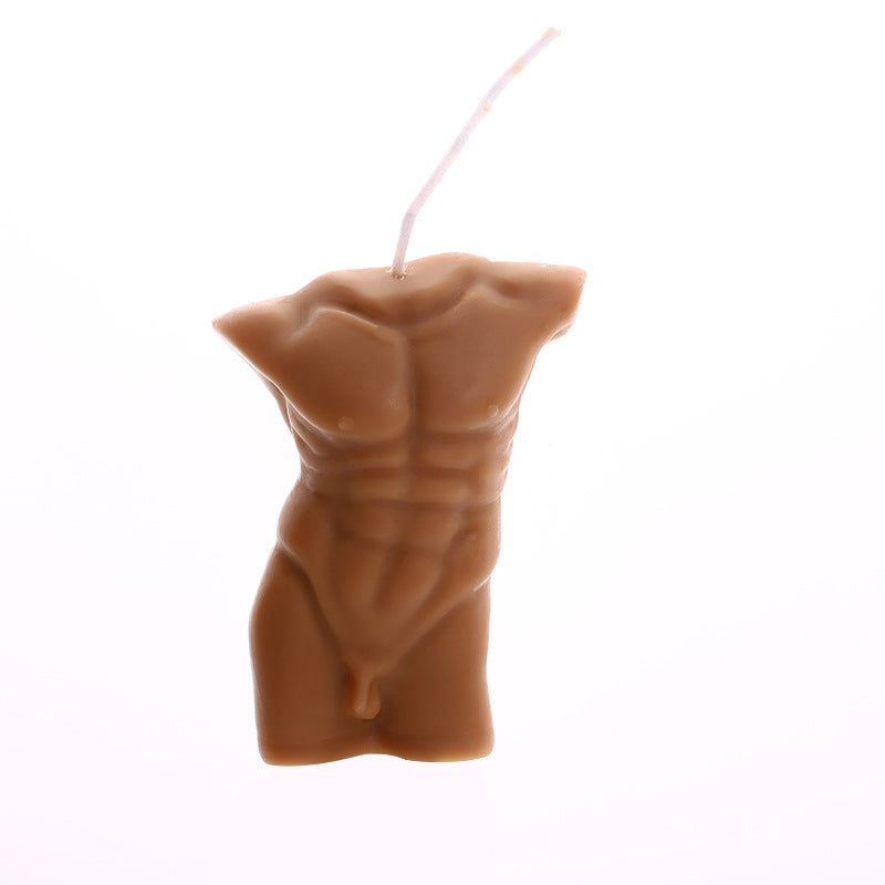 Skulpturaler weiblicher Torso Duftsojawachskerze