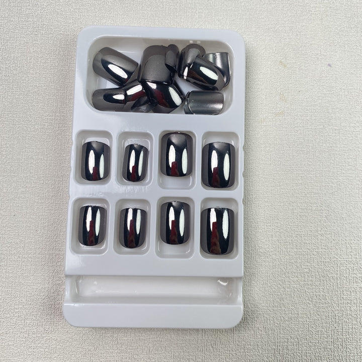 Premium Glänzendes Press-On Nagelset Karnz