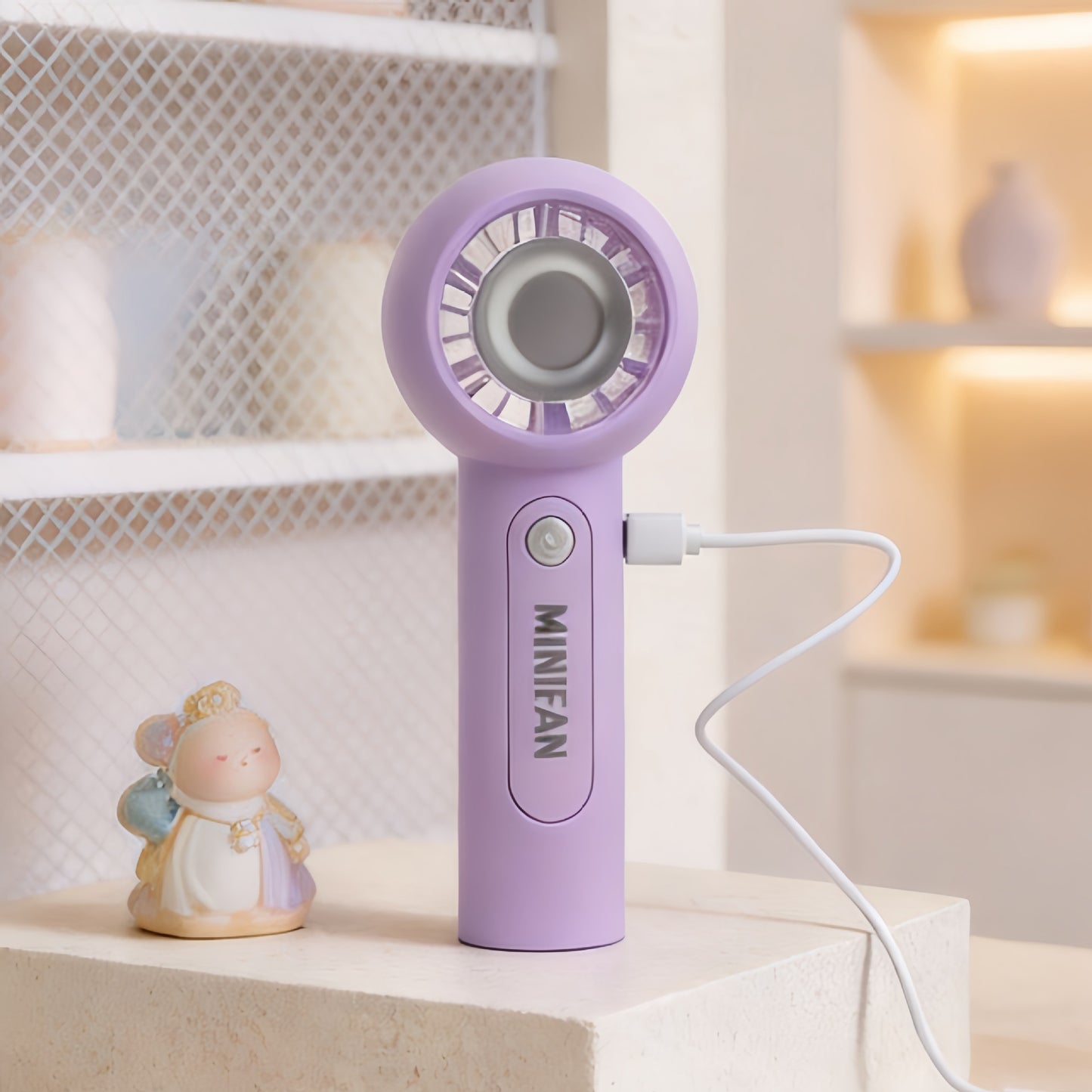Damen Tragbarer USB Mini-Ventilator mit innovativem Design Karnz