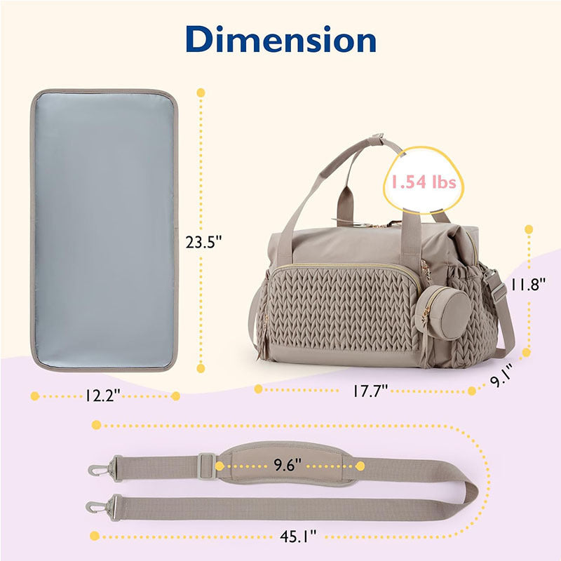 Stylische Multi-Fach Duffel-Tasche Karnz
