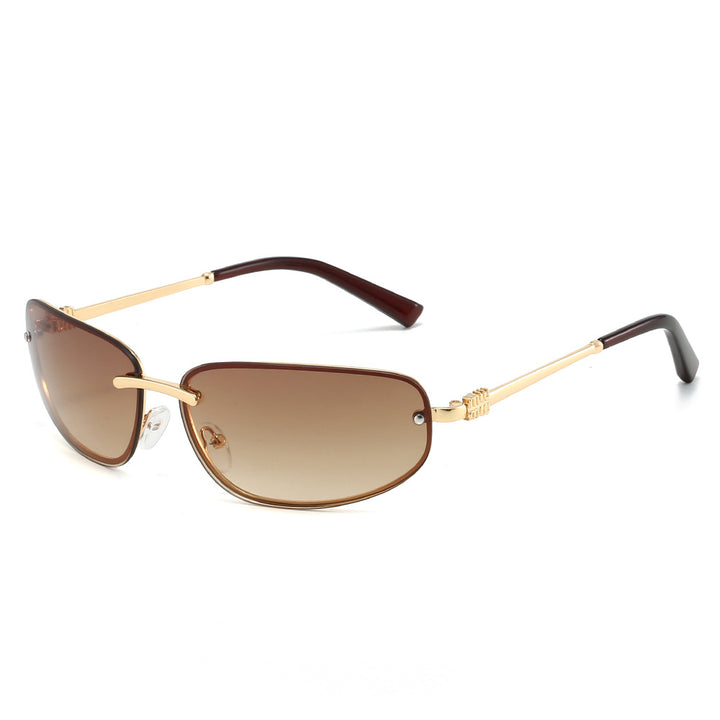 Luxuriöse Vintage-inspirierte Gradient-Sonnenbrille Karnz