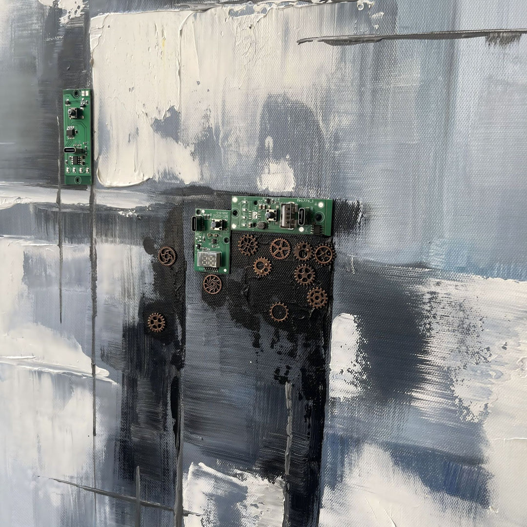Abstrakte Moderne Kunst Leinwanddruck