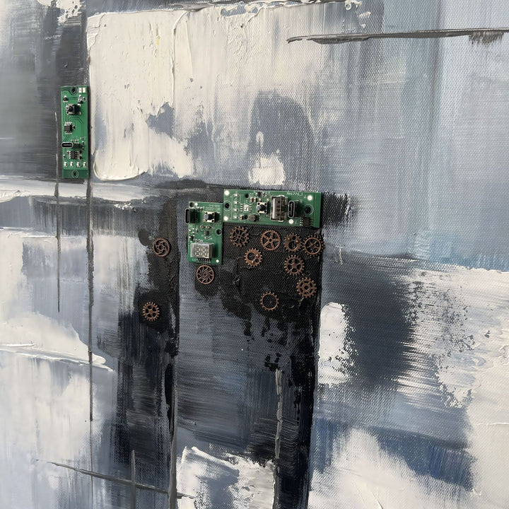 Abstrakte Moderne Kunst Leinwanddruck