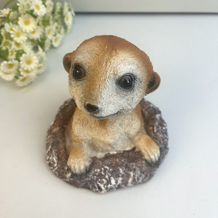 Dekorative Erdmännchen Figur Karnz