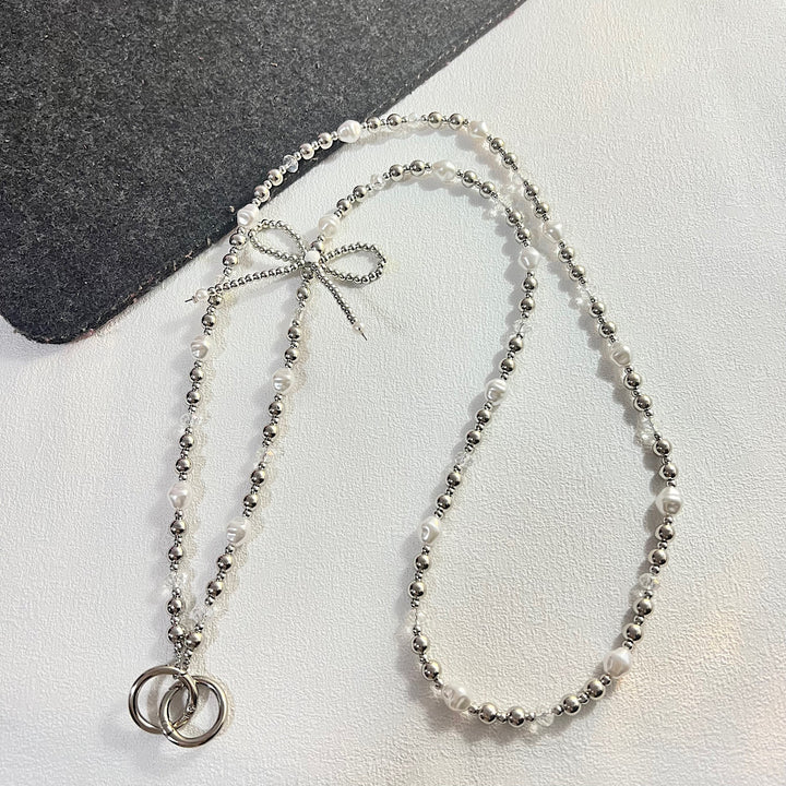 Elegante Perlen Brillenband Karnz
