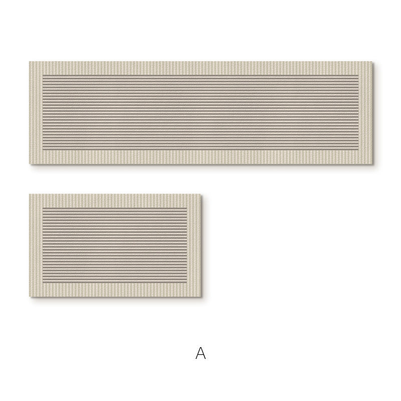 Elegante strukturierte Teppichläufermatte