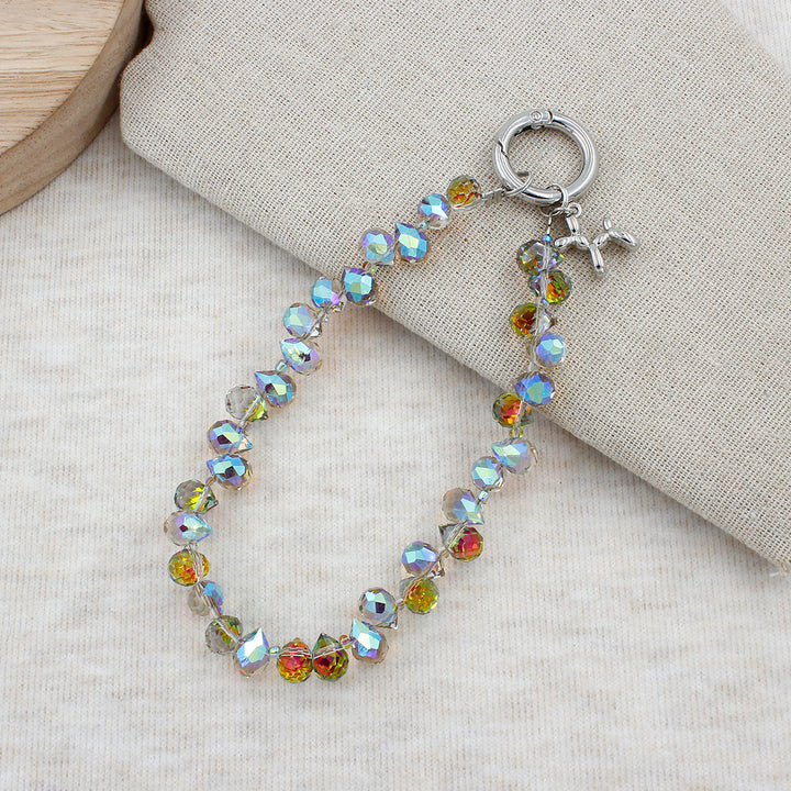 Kristall-verzierte Charm-Armband Karnz