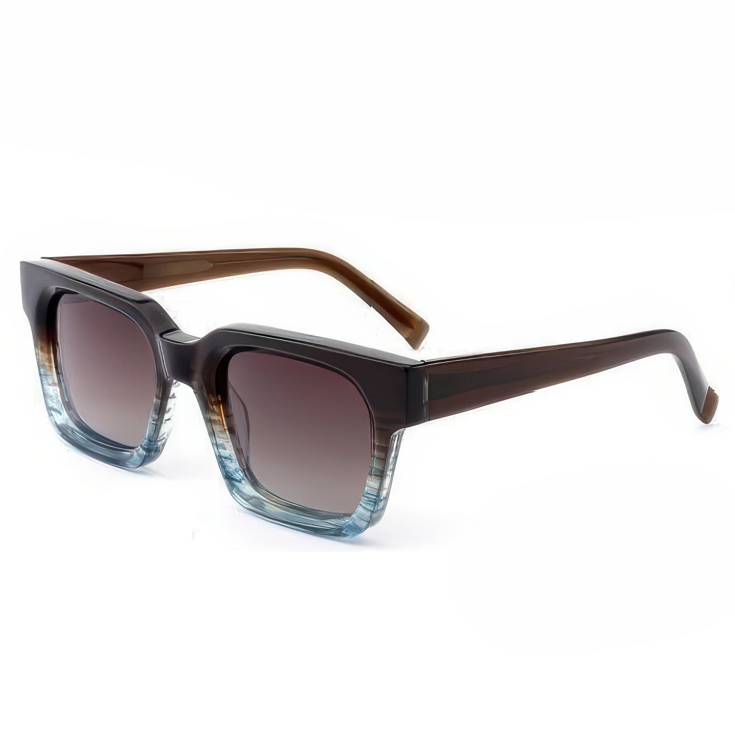 Damen modische Sonnenbrille mit auffälligem Rahmen und hochwertigen Gläsern Karnz