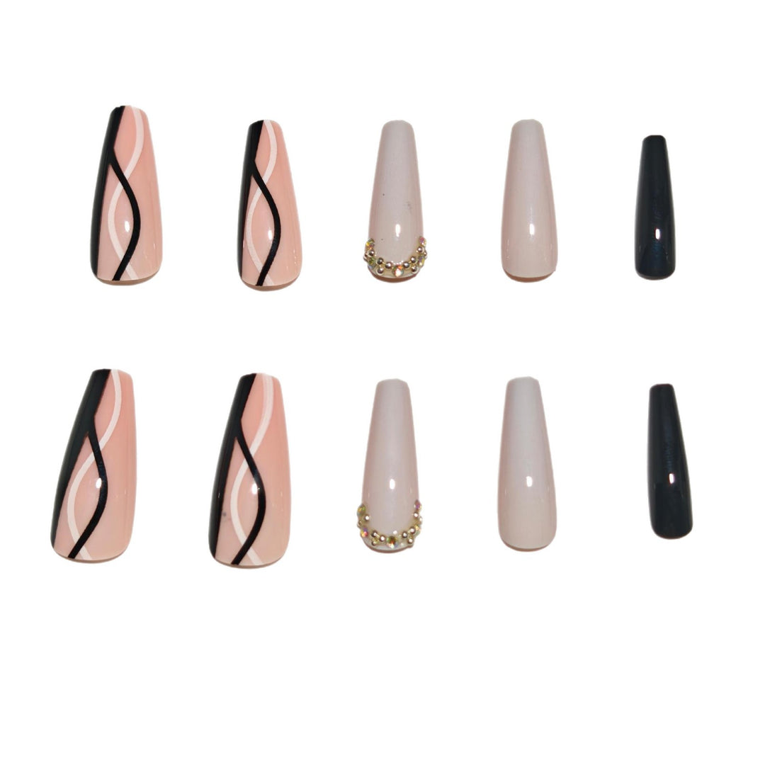Elegante Stiletto-Nagelkunstverlängerungen Karnz