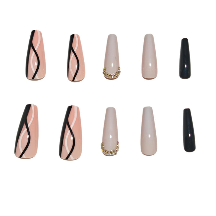 Elegante Stiletto-Nagelkunstverlängerungen Karnz