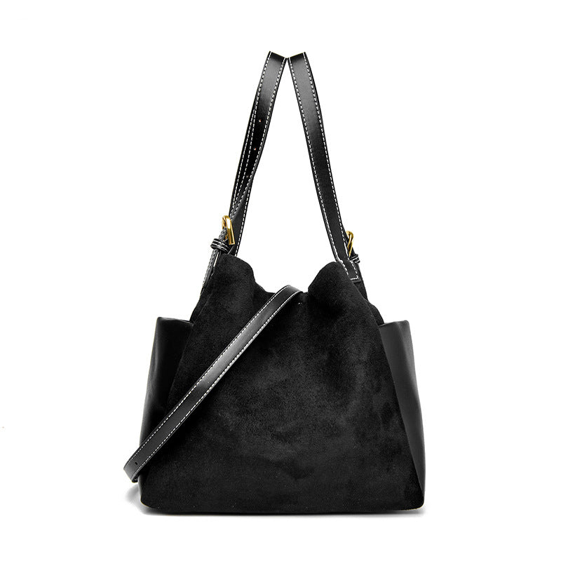Suede Bucket Handtasche Karnz