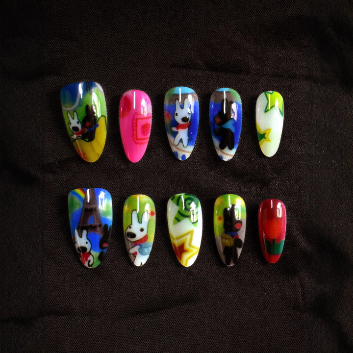Künstlerisches Nageldesign Karnz