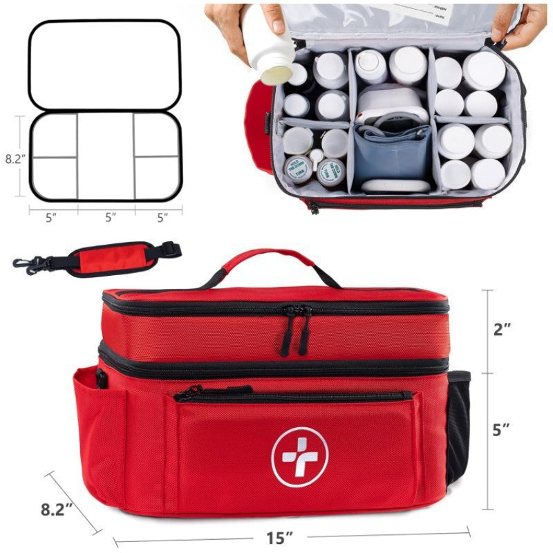 Praktische Medizin-Organizer-Tasche Karnz