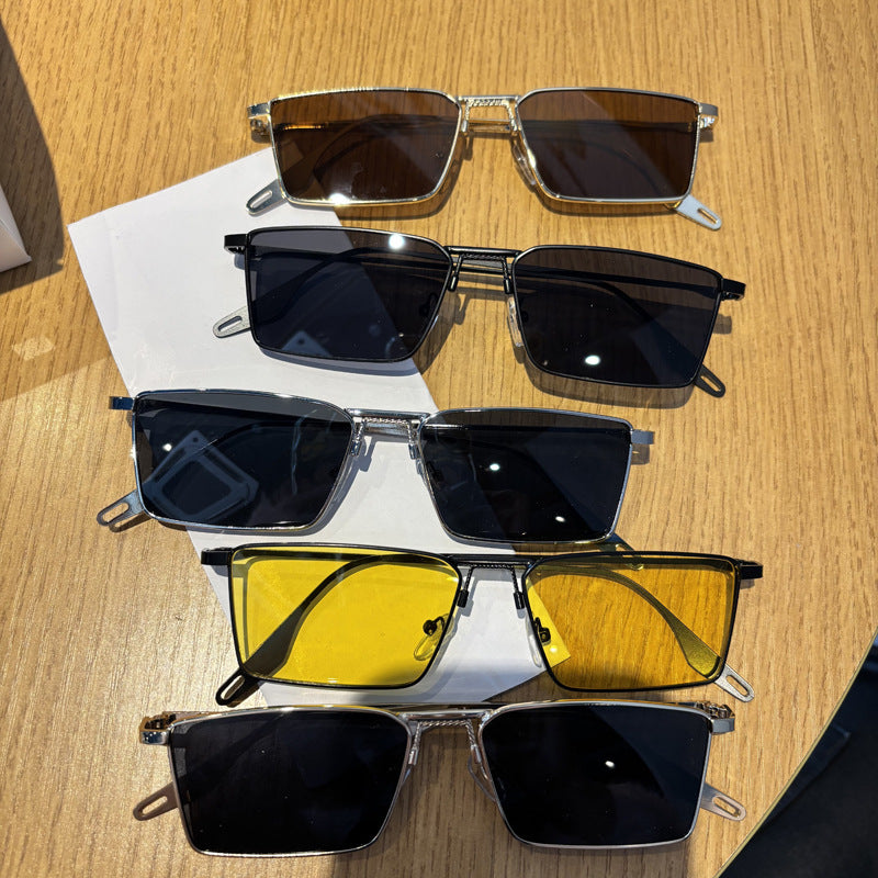 Chic Minimalistische Quadratische Sonnenbrille Karnz