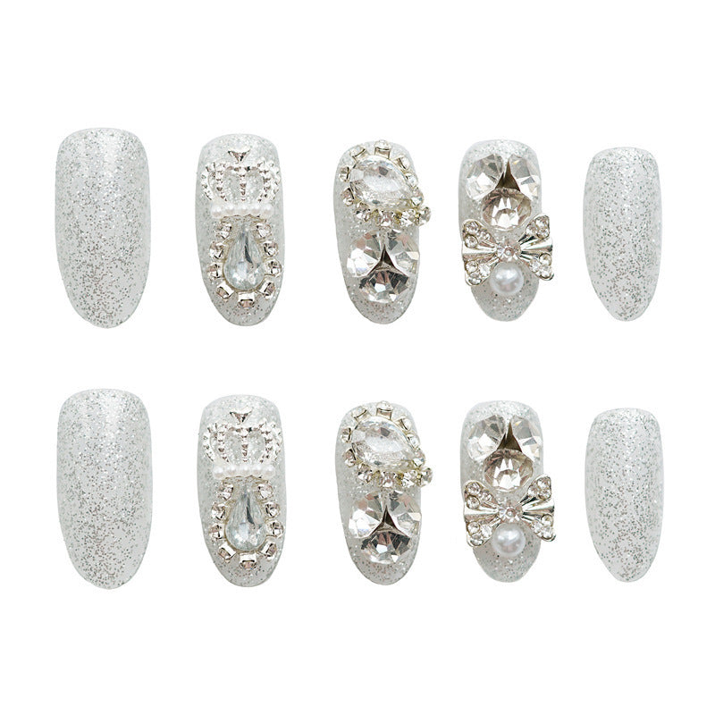 Dekorative Strass Press-On Nagelkunst 1790727058