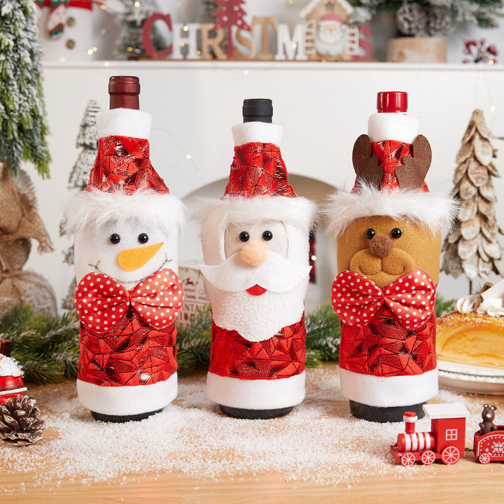 Dekorative Flaschenwärmer im Weihnachtsmann-Design Karnz