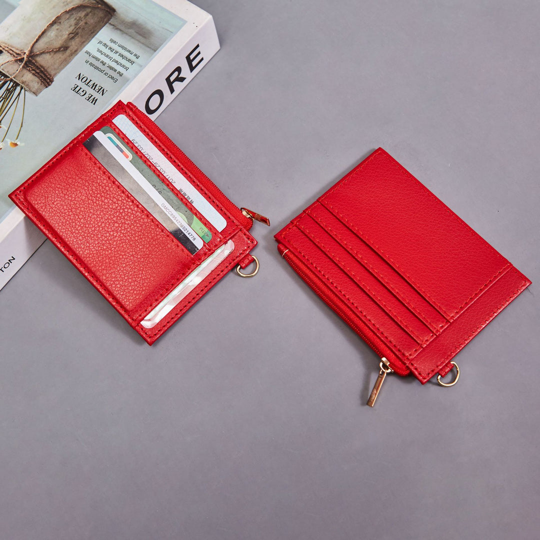 RFID-geschützter Leder Kartenhalter