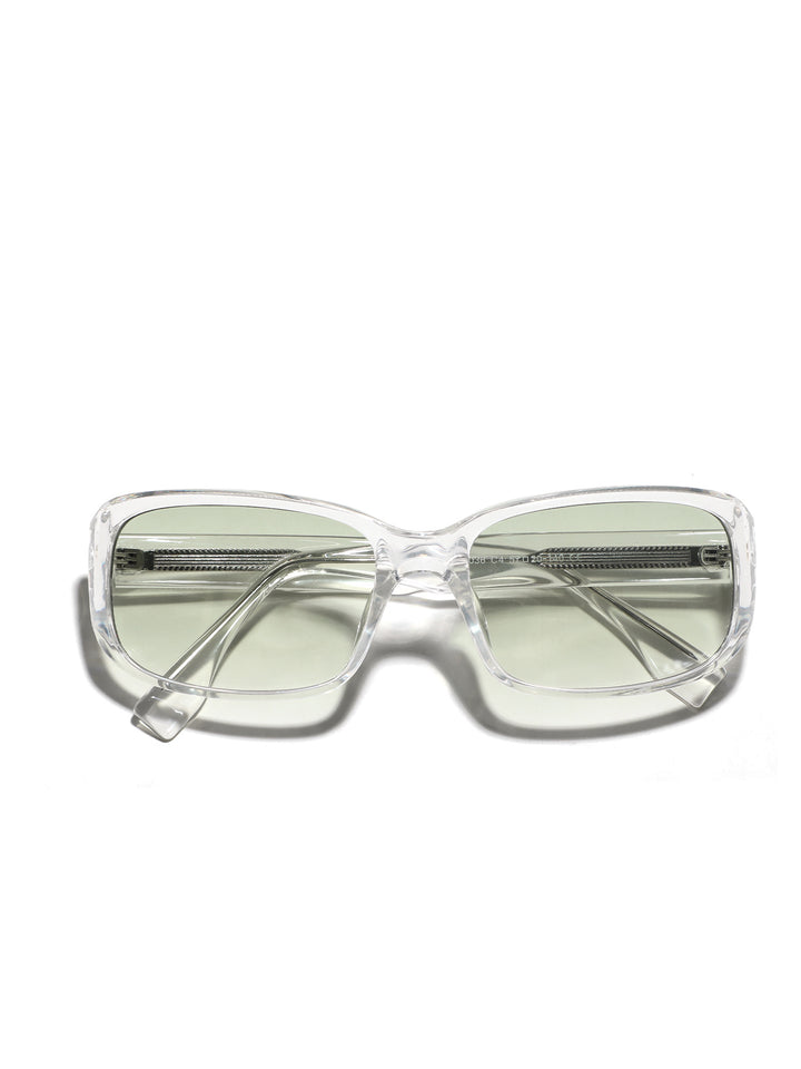 Damen modische rechteckige Sonnenbrille Karnz