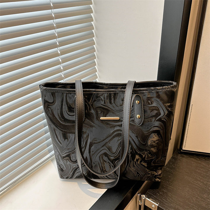 Stylische Marmor-Muster Tasche Karnz