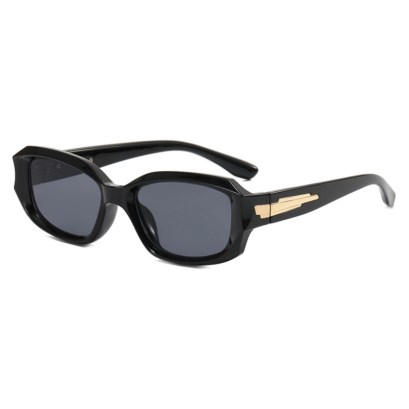 Damen modische Oversized-Sonnenbrille mit einzigartigem Rahmen Karnz