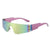 Damen Sportliche Sonnenbrille mit trendigem, winddichtem Design Karnz