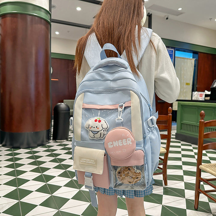 Verspielter Cartoon Grafik Rucksack