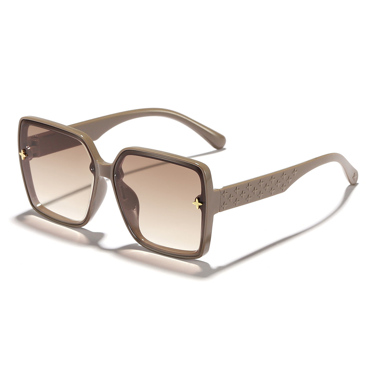 Damen oversized Sonnenbrille mit elegantem Rahmen und UV-Schutz Karnz