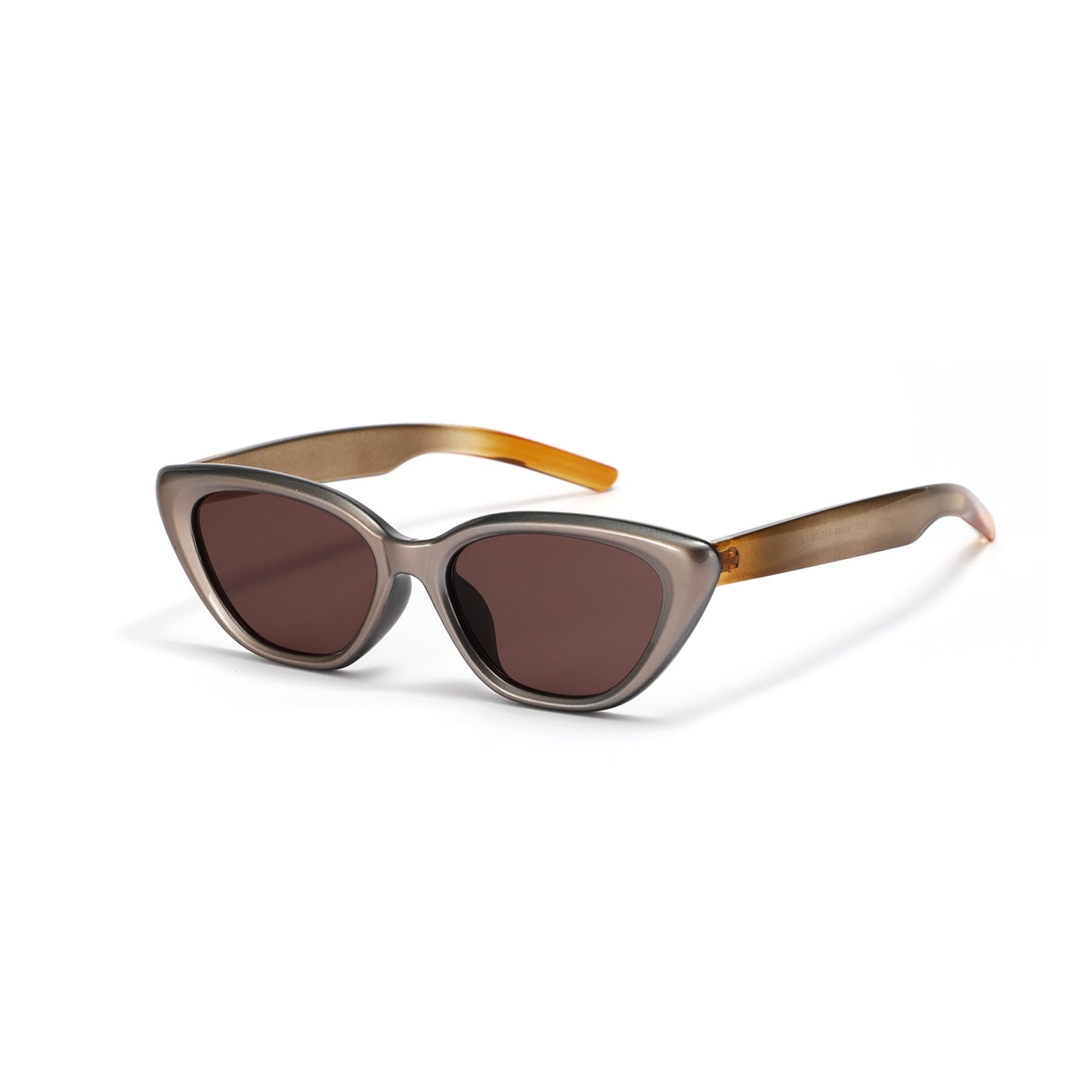 Damen Cat-Eye Sonnenbrille mit transparentem Design Karnz