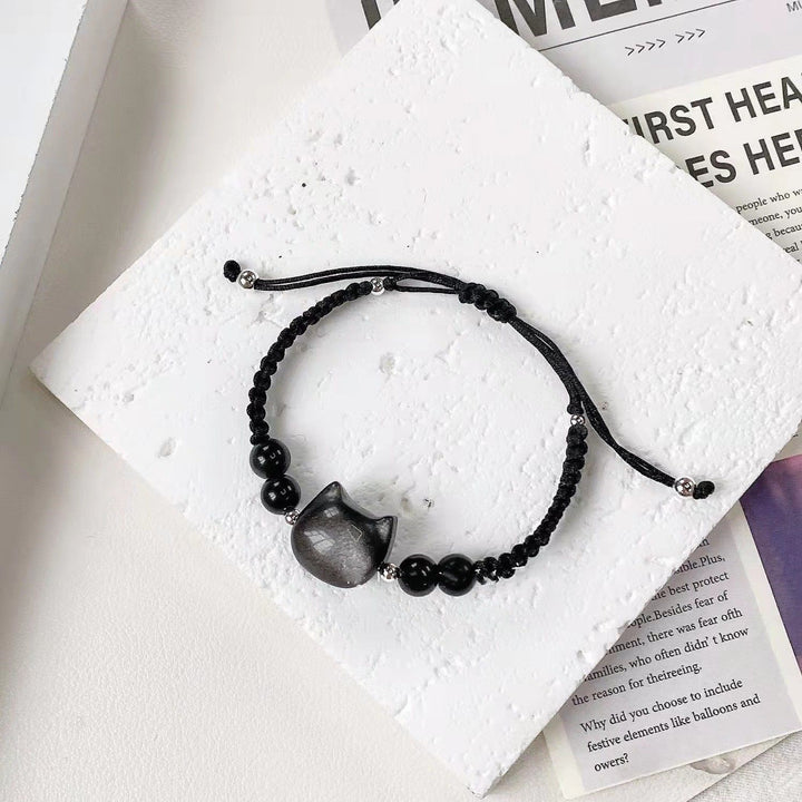 Katze-Themen Charm Armband Karnz