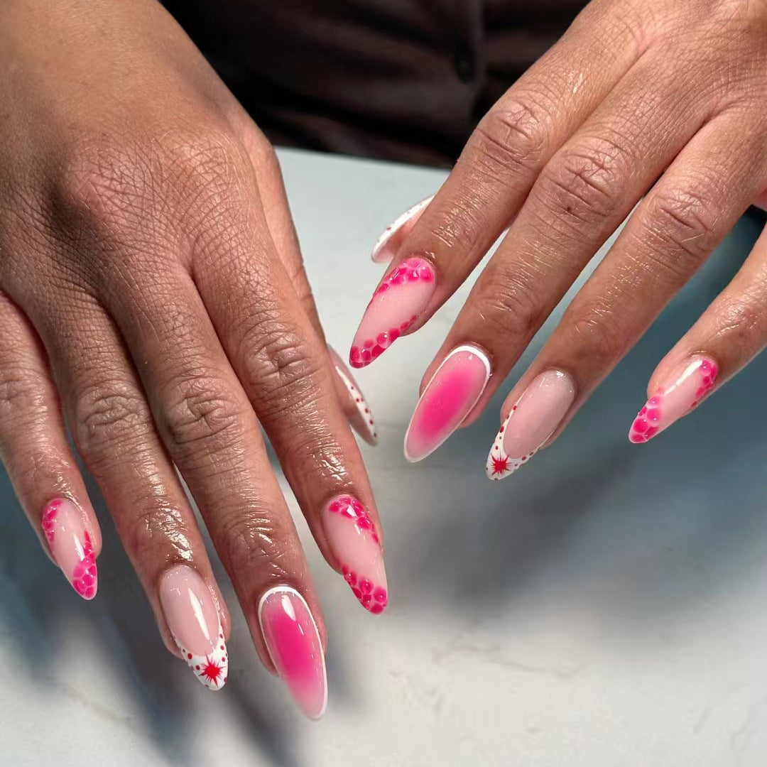 Künstlerische Gel-Nagelverstärkungen