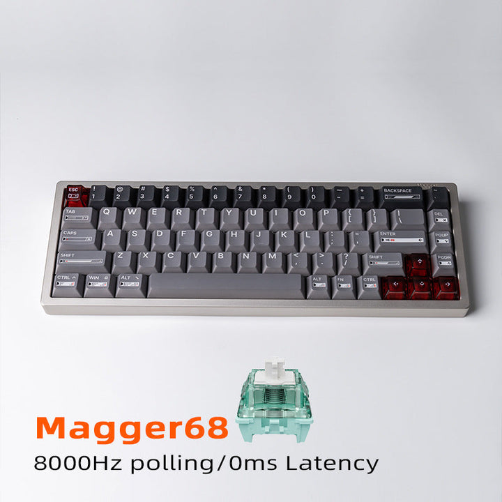68-Tasten Mechanische Tastatur mit ultra-reagierenden Schaltern Karnz