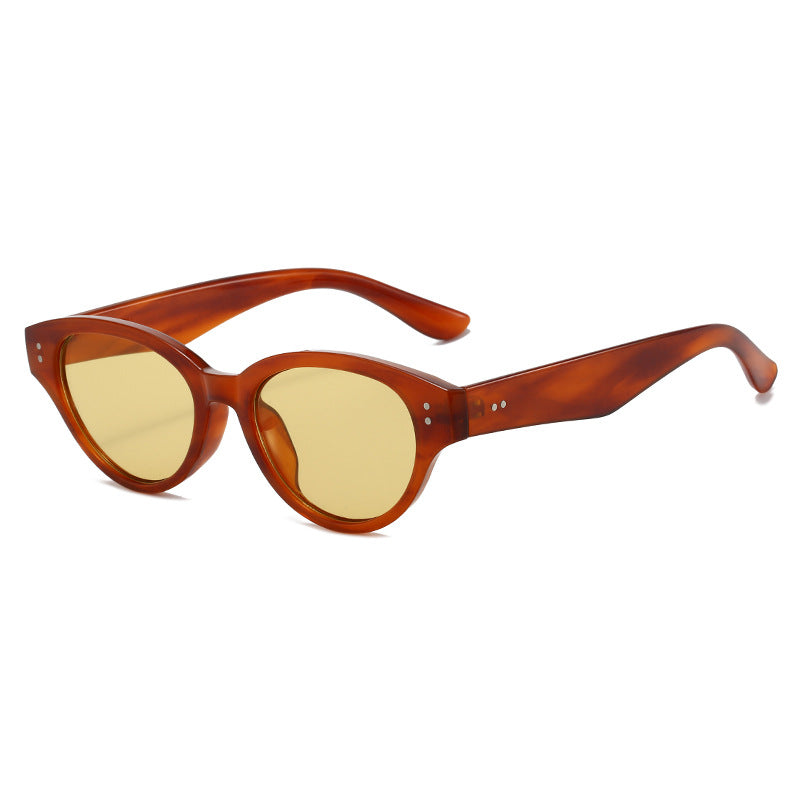 Damen Cat-Eye Sonnenbrille mit retro-inspirierter Rahmenstruktur Karnz