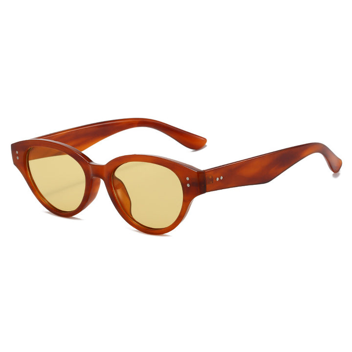 Damen Cat-Eye Sonnenbrille mit retro-inspirierter Rahmenstruktur Karnz
