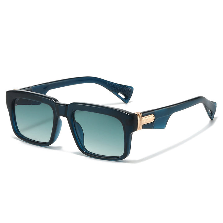 Chic Weitkrempige Quadratische Sonnenbrille Karnz