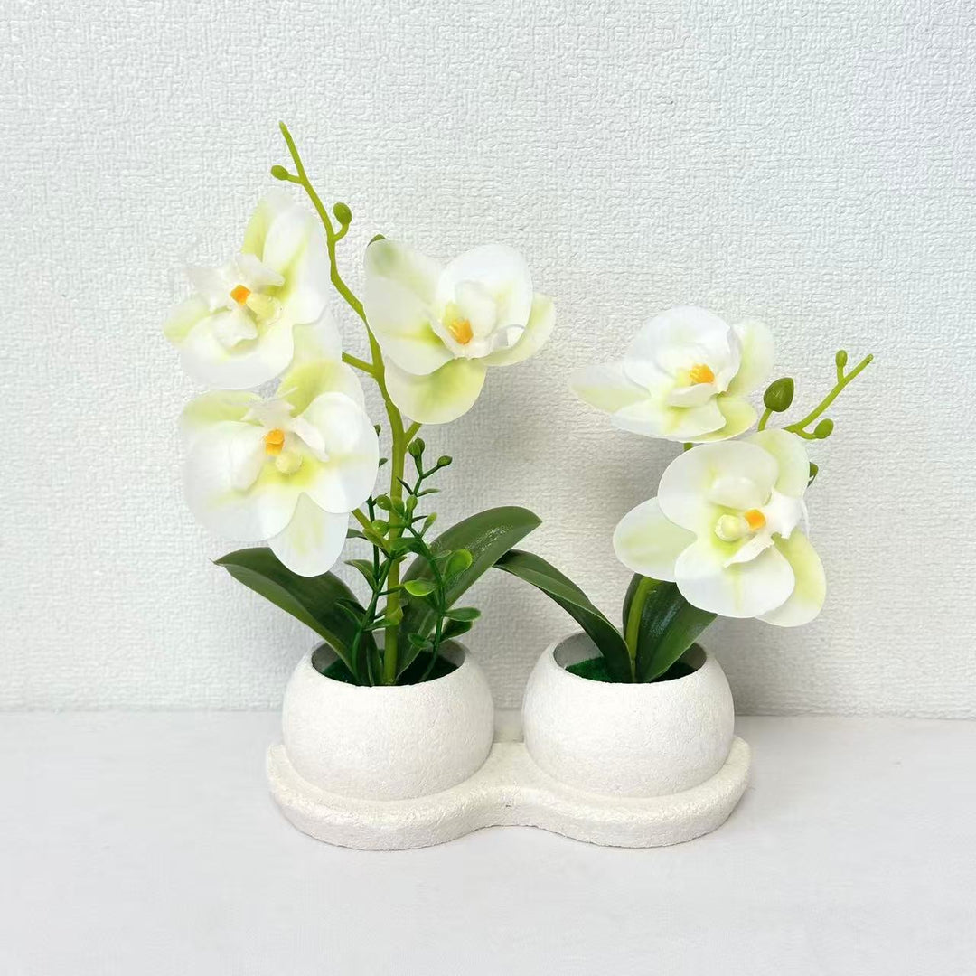 Elegante Faux-Orchideenblütenanzeige