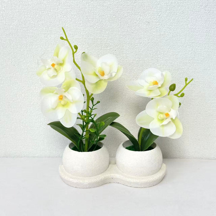 Elegante Faux-Orchideenblütenanzeige