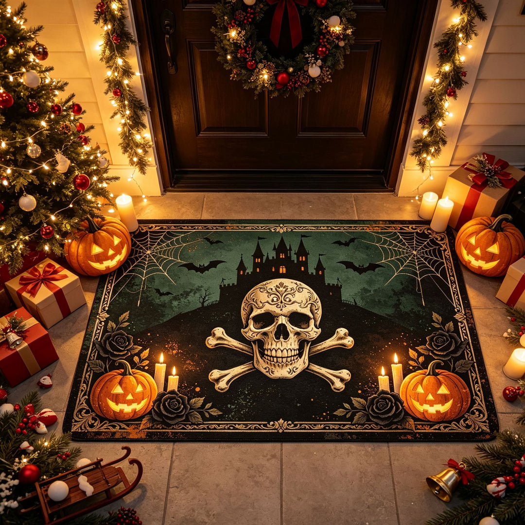 Halloween-Themen-Türmatte
