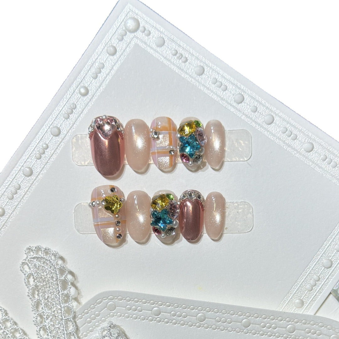 Künstlerisch Thematisiertes Nail Art Set Karnz