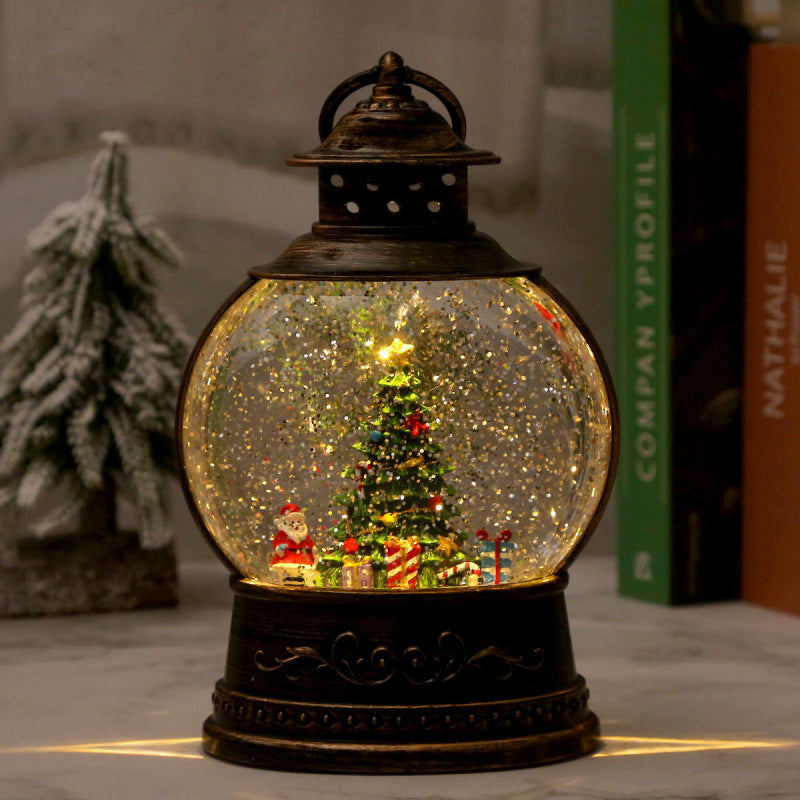 LED Schneekugel-Laterne Karnz