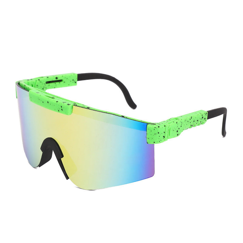 Damen Sportliche Statement-Sonnenbrille im modernen Design Karnz