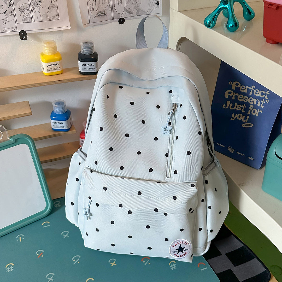 Verspielt Polka Dot Freizeit Rucksack Karnz