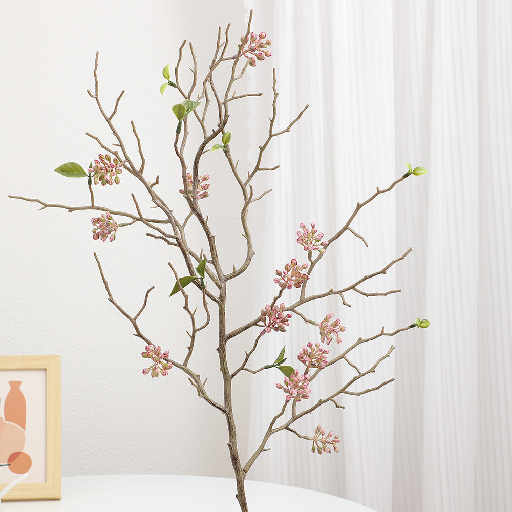 Dekorativer Kunstzweig mit detailverliebten Blüten Karnz