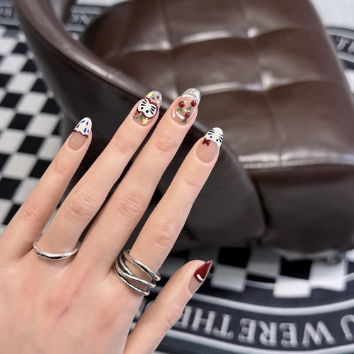 Künstlerisches Charakterthemen-Presse-Nagelkunst-Set Karnz