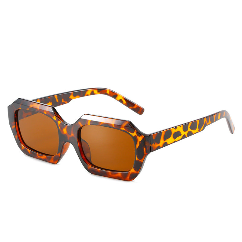 Damen modische Sonnenbrille im einzigartigen achtkantigen Design Karnz